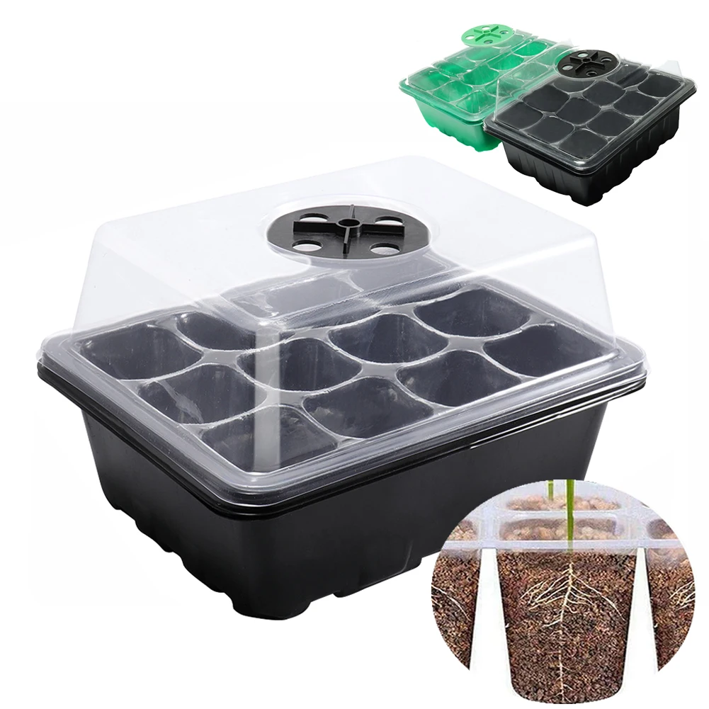 Seed Starter Trays - 12 Holes Seed Starter Tray with
