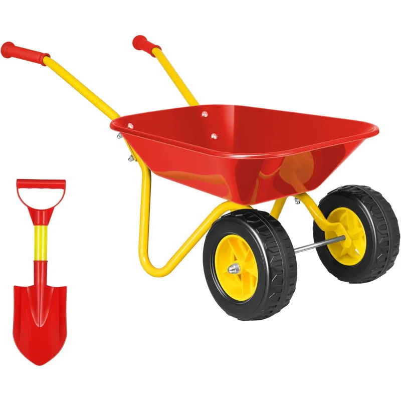 Gardening Tools Gifts - Kids Wheelbarrow Children Garden cart with