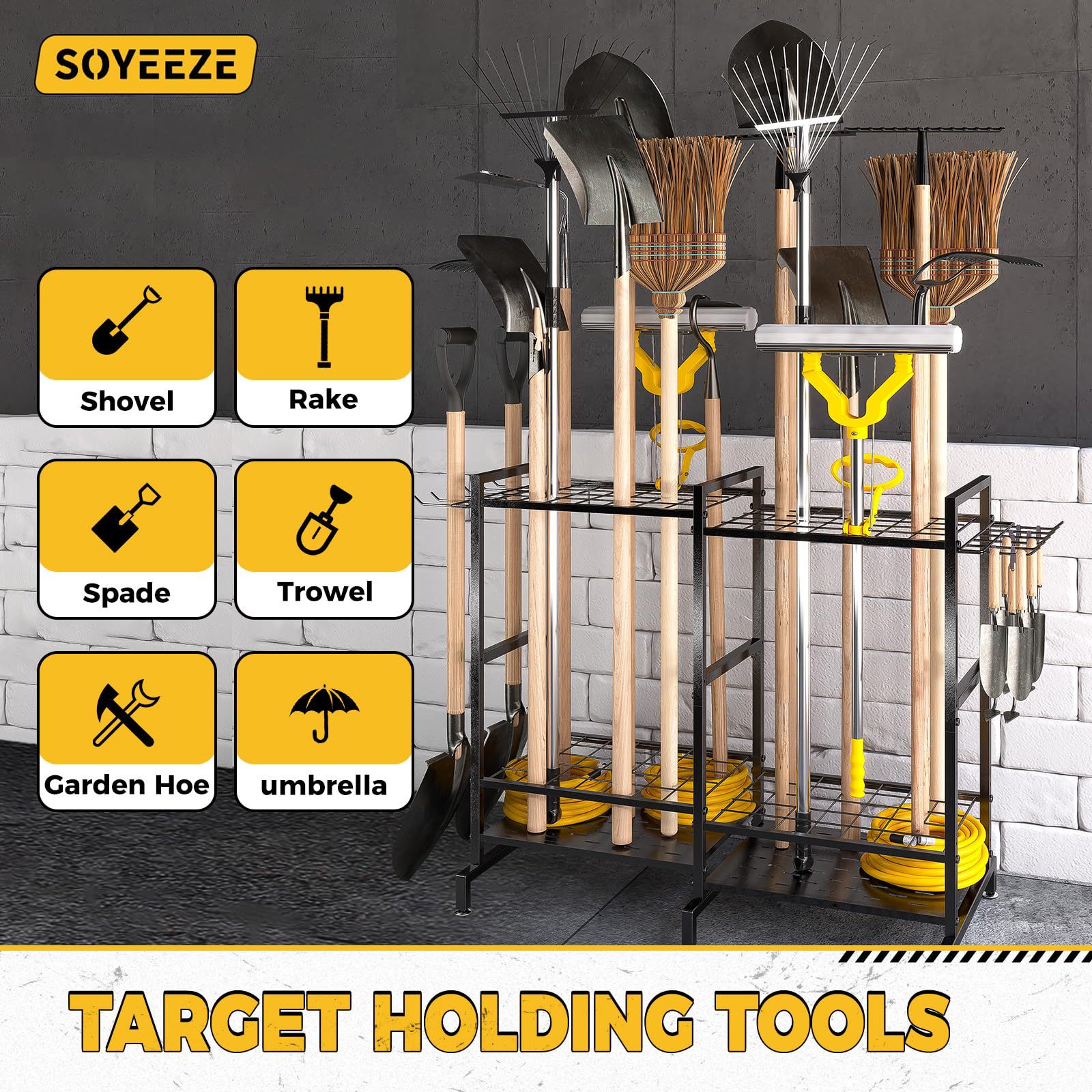 Amazon Garden Tool Rack Garage - đánh giá và giá Gardening Tools Amazon