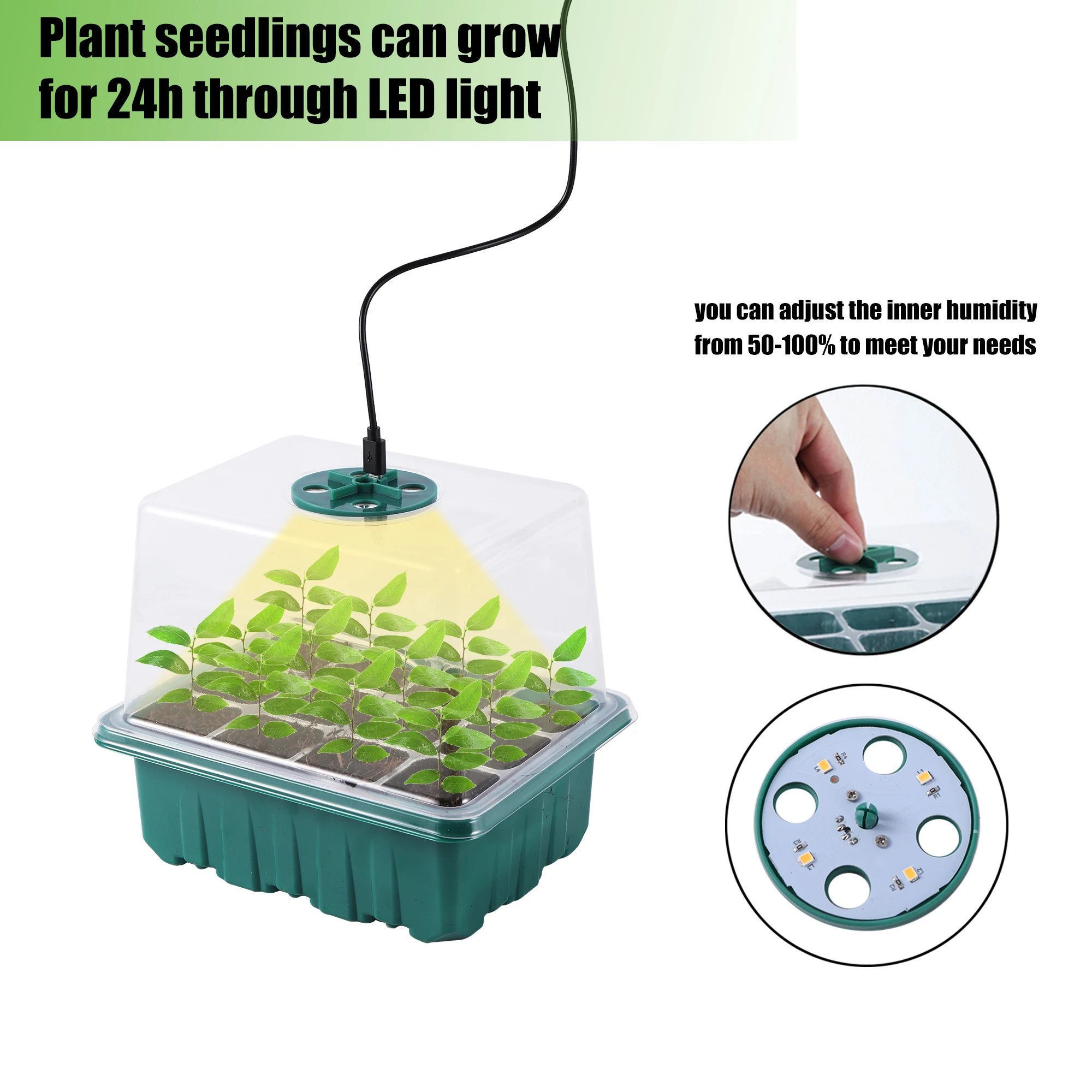 5 Pack/Set Seed Starter Tray P - đánh giá và giá Seed Starter Trays