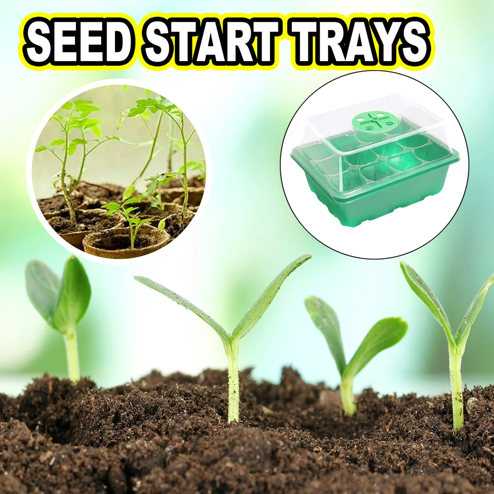 12 Holes Seed Starter Tray wit - đánh giá và giá Seed Starter Trays