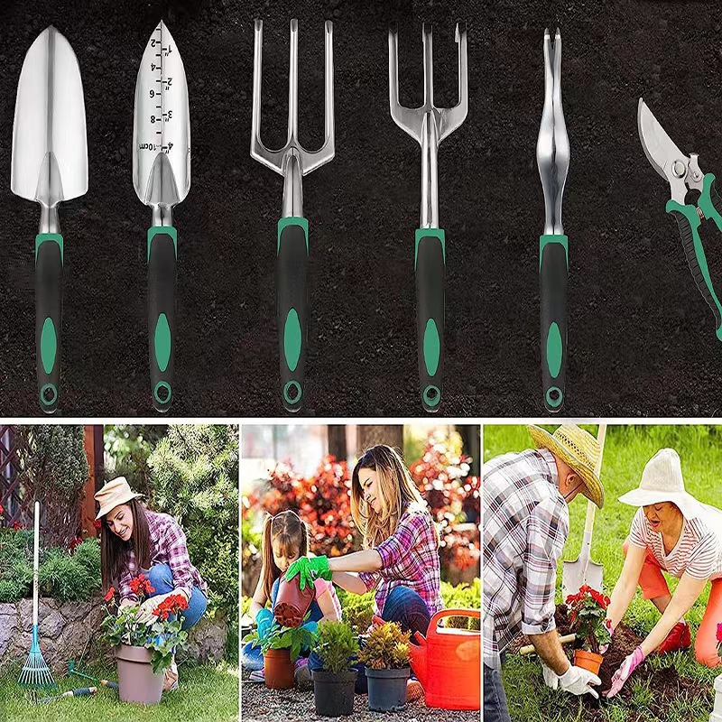 11 Pcs Garden Tool Set Aluminu - đánh giá và giá Gardening Tools Gifts