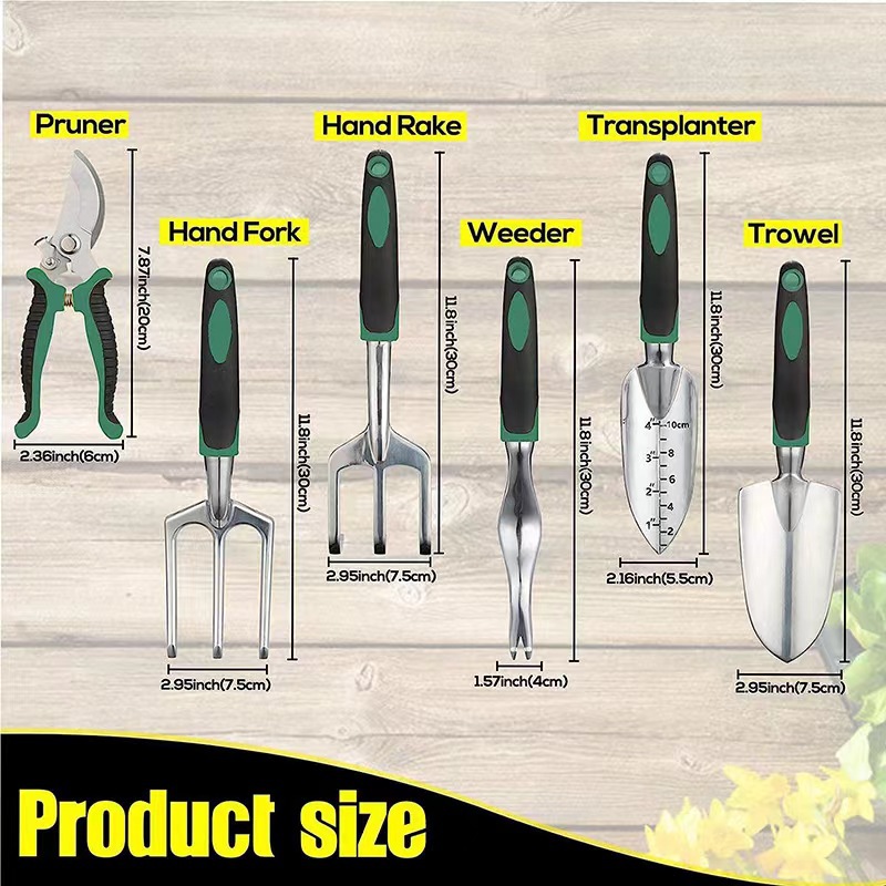 11 Pcs Garden Tool Set Aluminu - đánh giá và giá Gardening Tools Gifts