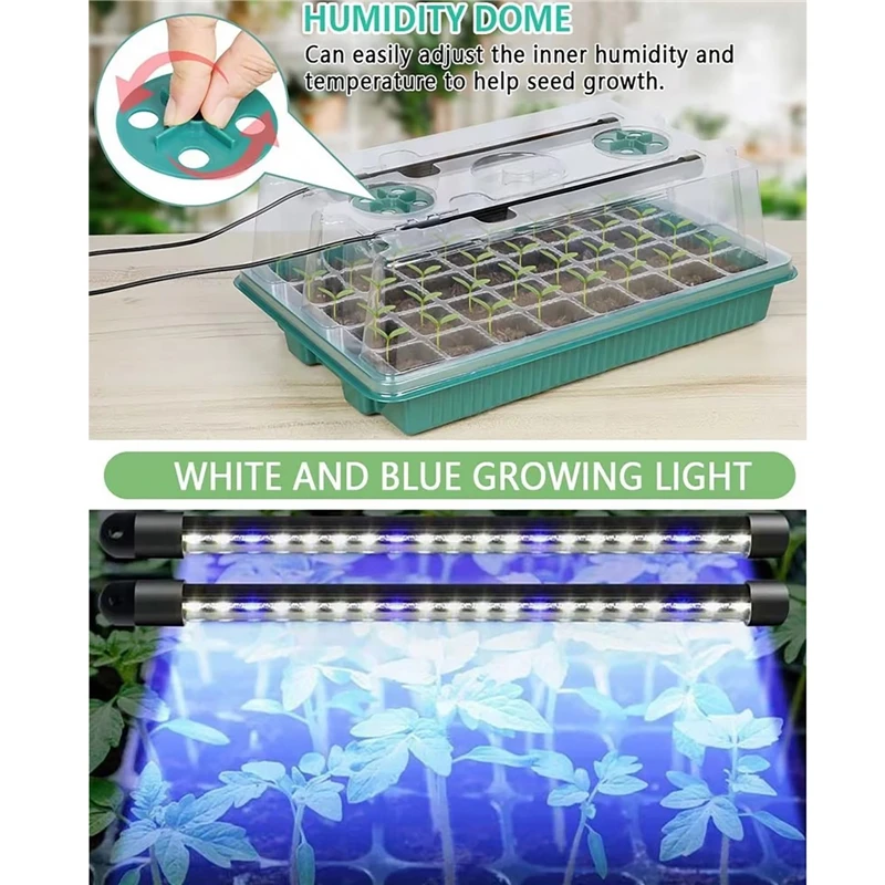 Seed Starter Trays Kit with 2  - đánh giá và giá Seed Starter Trays