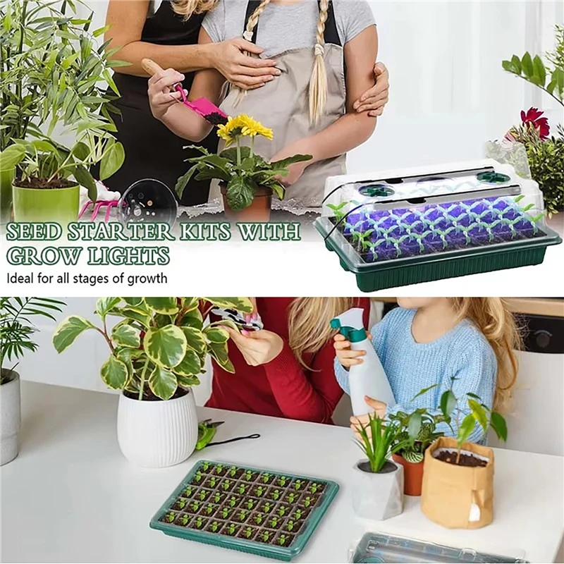 Seed Starter Trays Kit with 2  - đánh giá và giá Seed Starter Trays