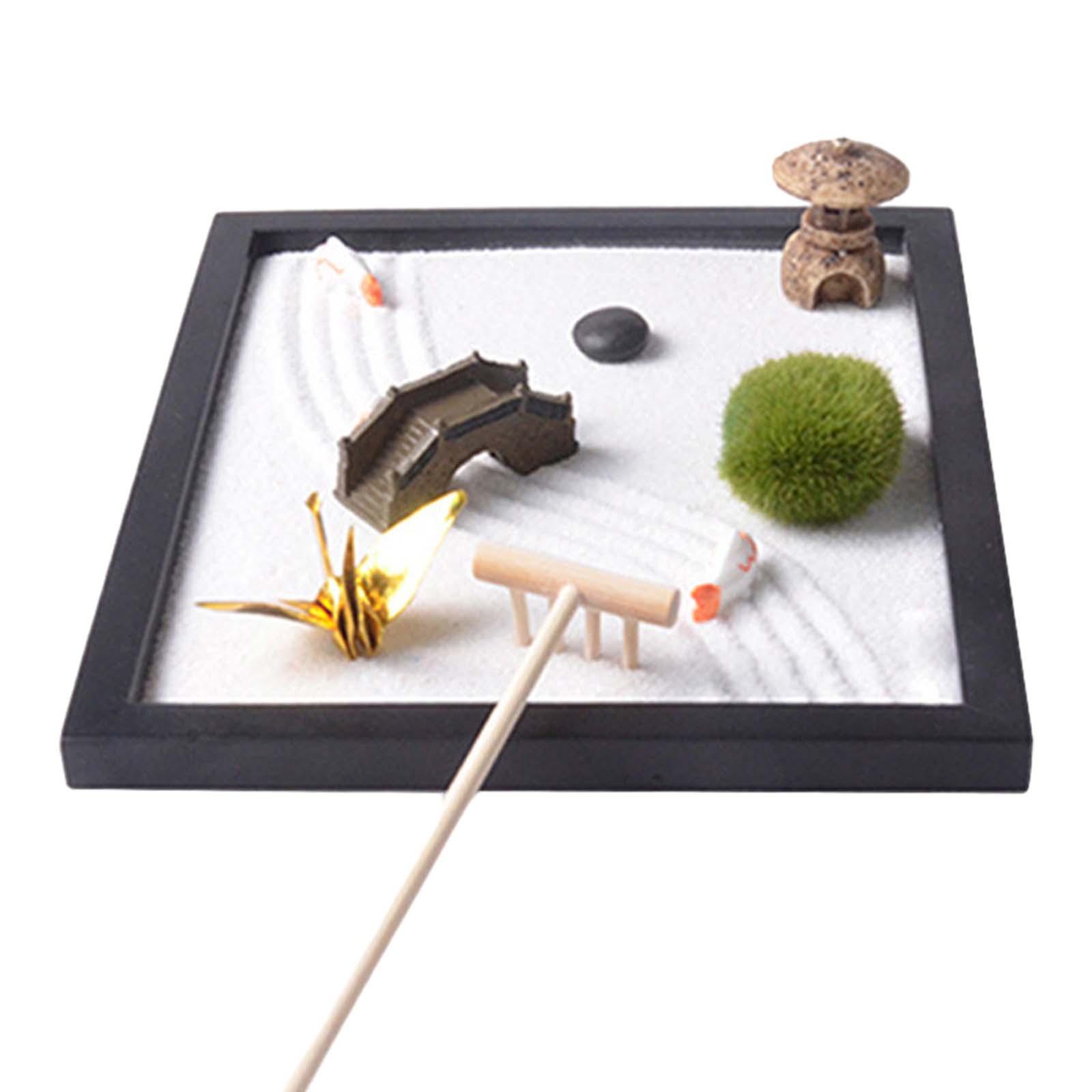 Zen Garden Sand Tray for Desk  - đánh giá và giá Gardening Tools Gifts