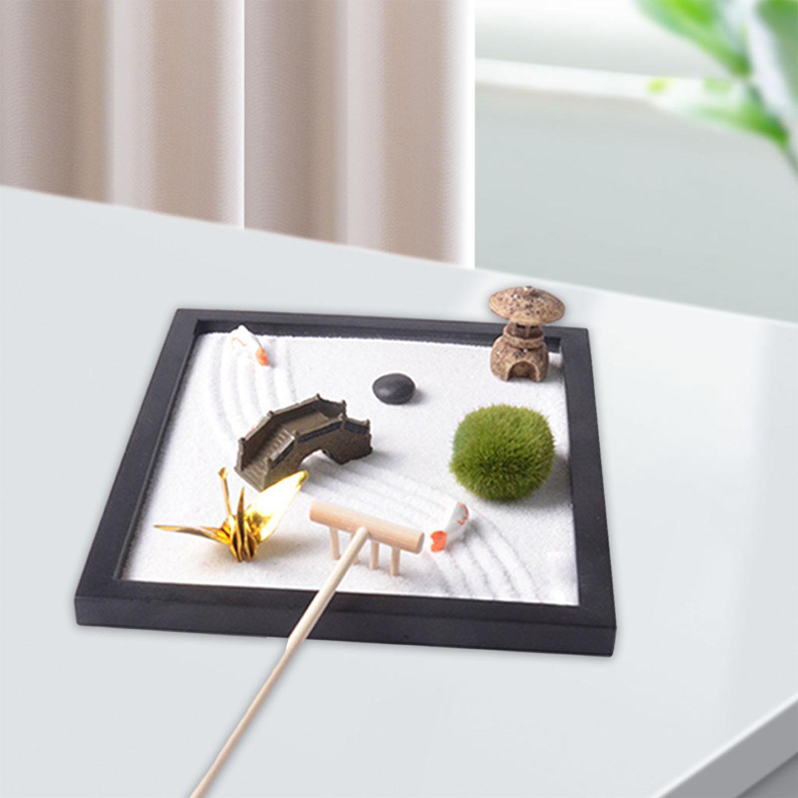Zen Garden Sand Tray for Desk  - đánh giá và giá Gardening Tools Gifts