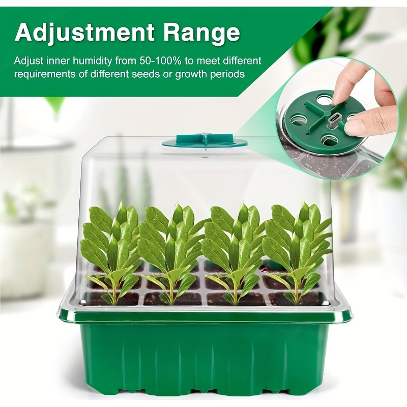 LED Grow Light Garden Plant Su - đánh giá và giá Seed Starter Trays
