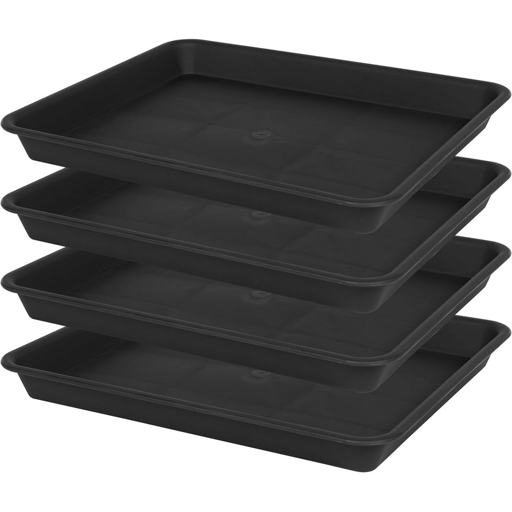 4-Pack Large Plastic Plant Dra - đánh giá và giá Seed Starter Trays