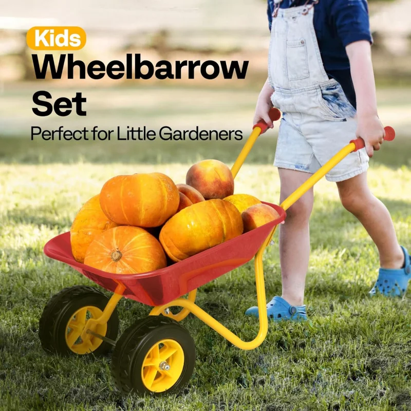 Kids Wheelbarrow Children Gard - đánh giá và giá Gardening Tools Gifts
