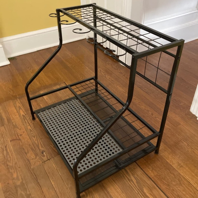 Metal Garden Tool Storage Rack - đánh giá và giá Gardening Tools Amazon