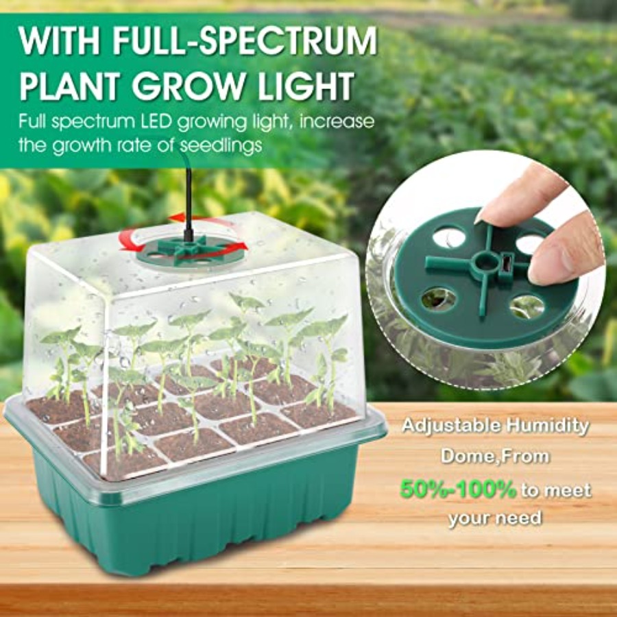 Seed Starter Tray with Light,  - đánh giá và giá Seed Starter Trays